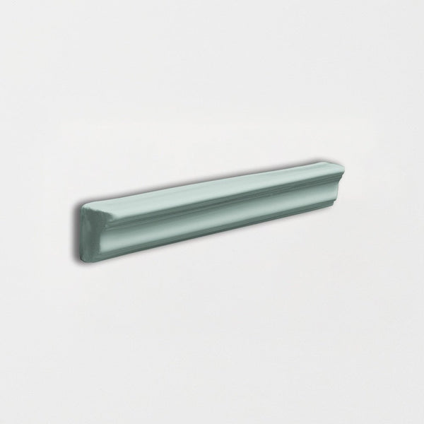 Sage Glossy Finish Trim Ceramic Moldings 1x6