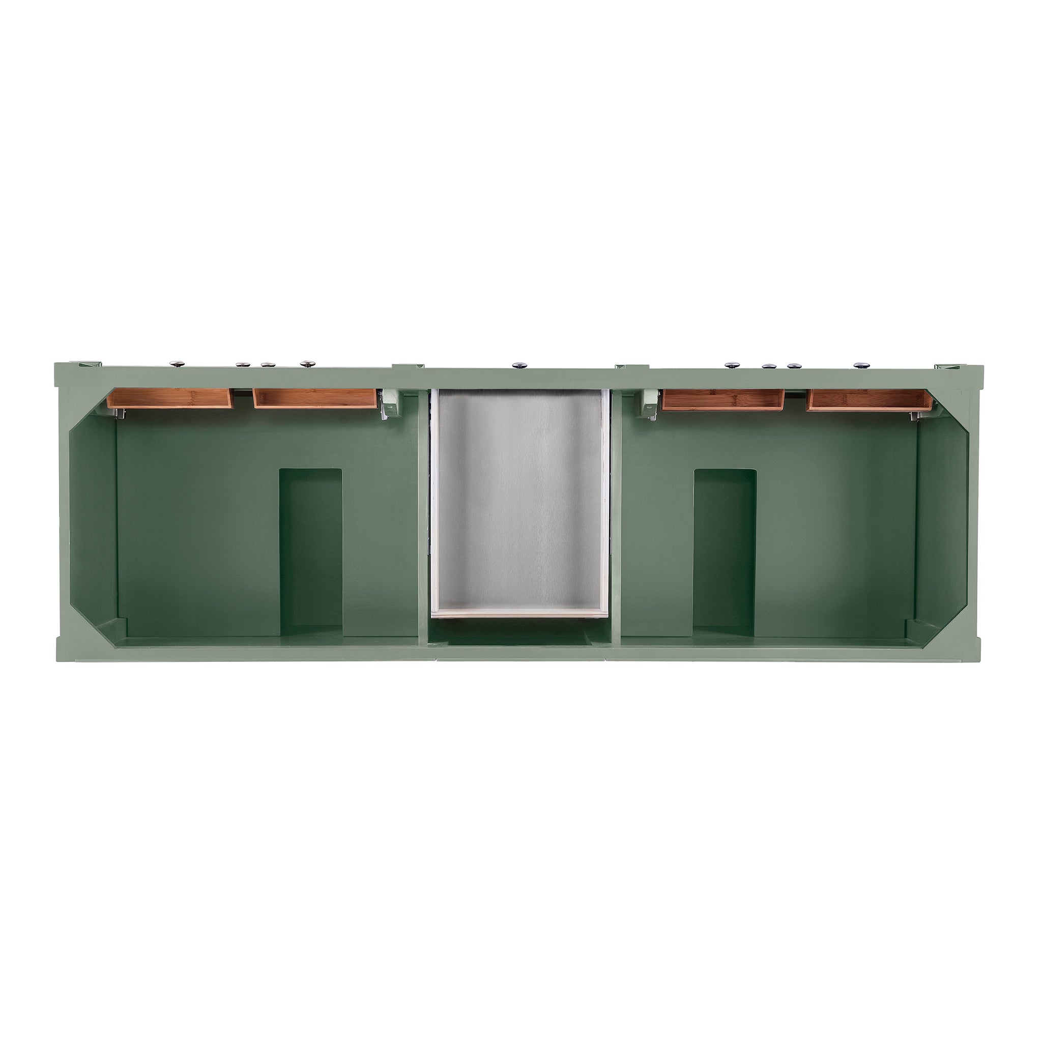 James Martin Brittany 72" Double Bathroom Vanity, Smokey Celadon by James Martin