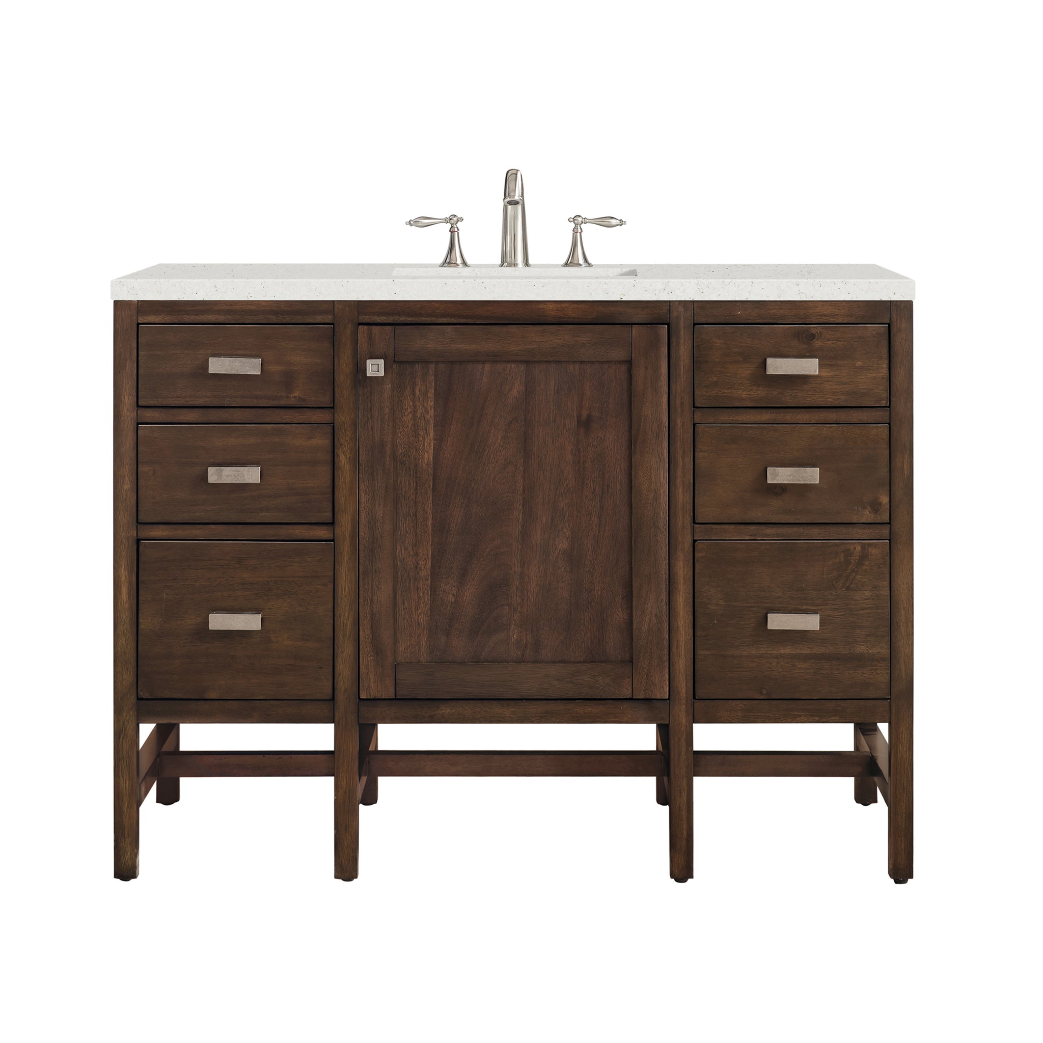 James Martin Addison 48" Single Bathroom Vanity, Mid-Century Acacia by James Martin