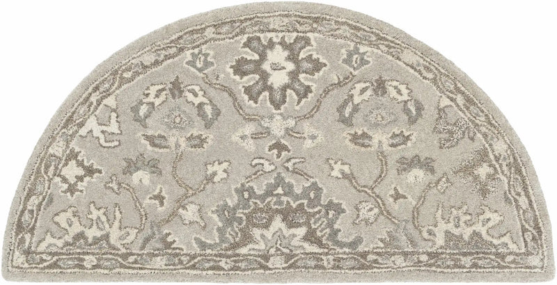 Willimantic Beige Thick Wool Rug by Boutique Rugs
