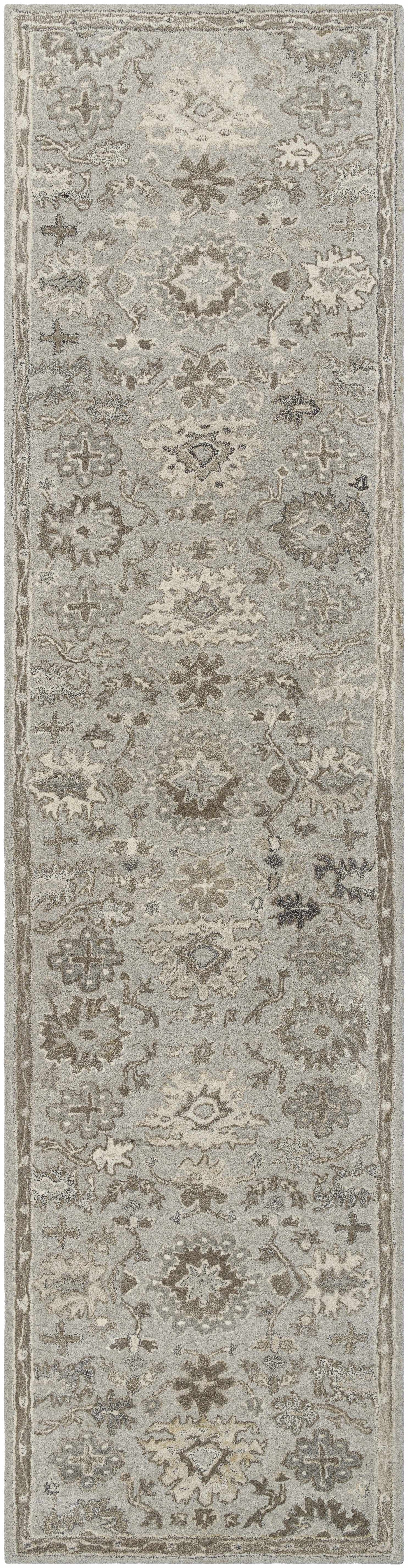 Willimantic Beige Thick Wool Rug by Boutique Rugs