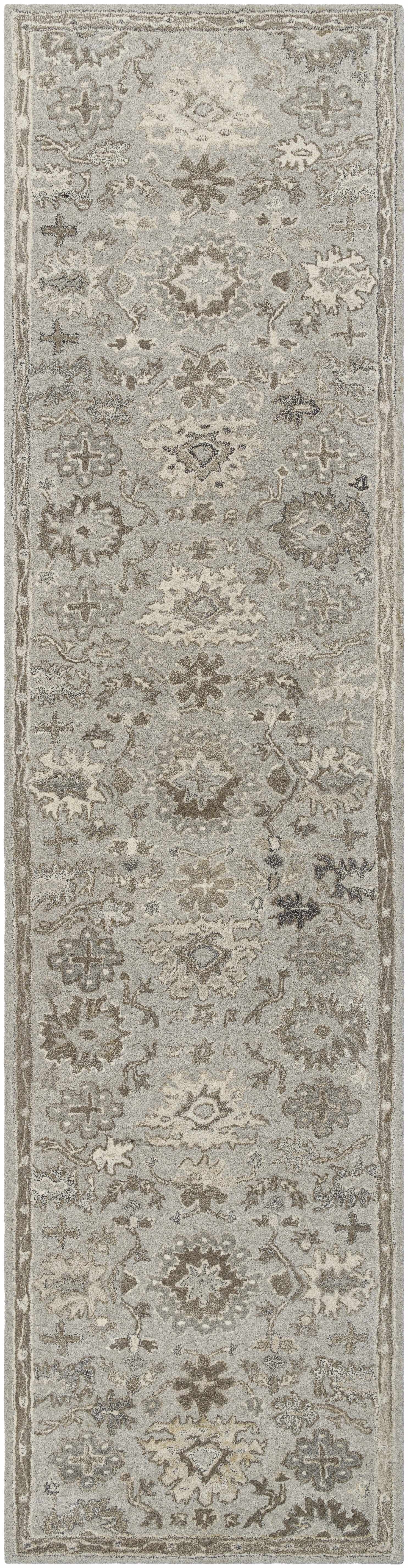 Willimantic Beige Thick Wool Rug by Boutique Rugs