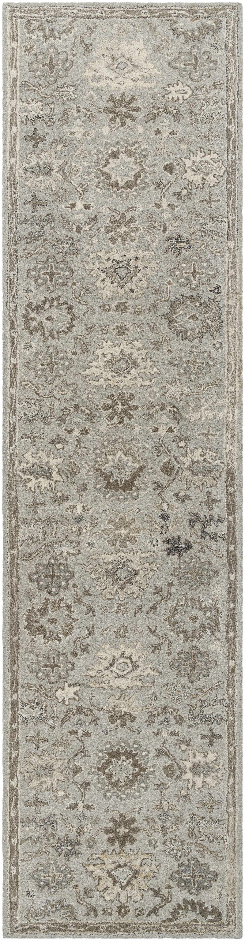 Willimantic Beige Thick Wool Rug by Boutique Rugs