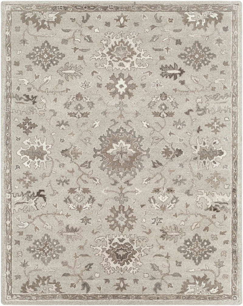 Willimantic Beige Thick Wool Rug by Boutique Rugs