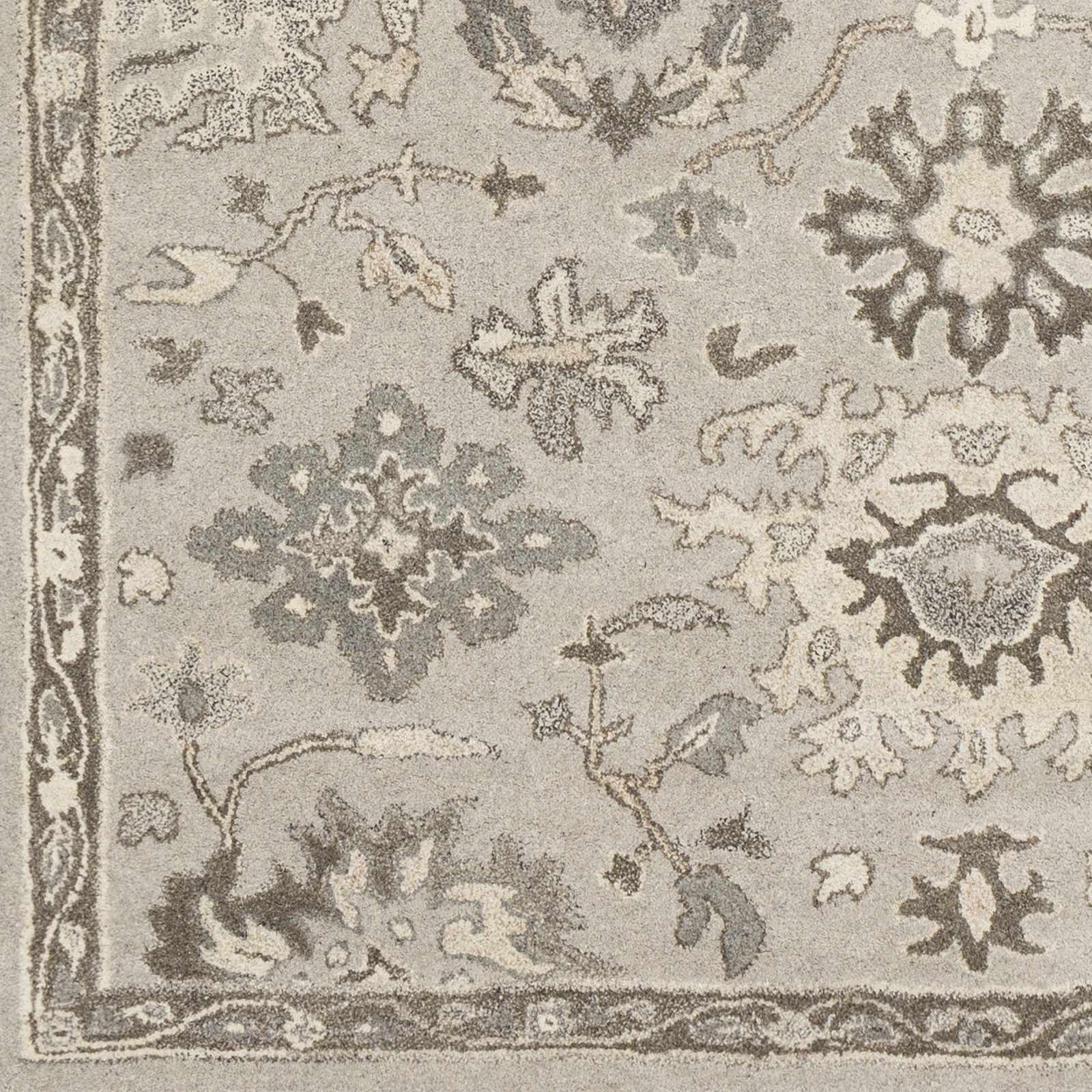 Willimantic Beige Thick Wool Rug by Boutique Rugs