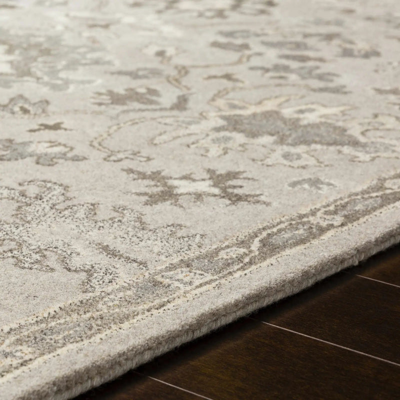 Willimantic Beige Thick Wool Rug by Boutique Rugs