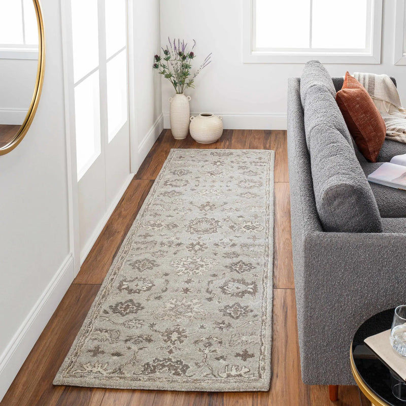 Willimantic Beige Thick Wool Rug by Boutique Rugs
