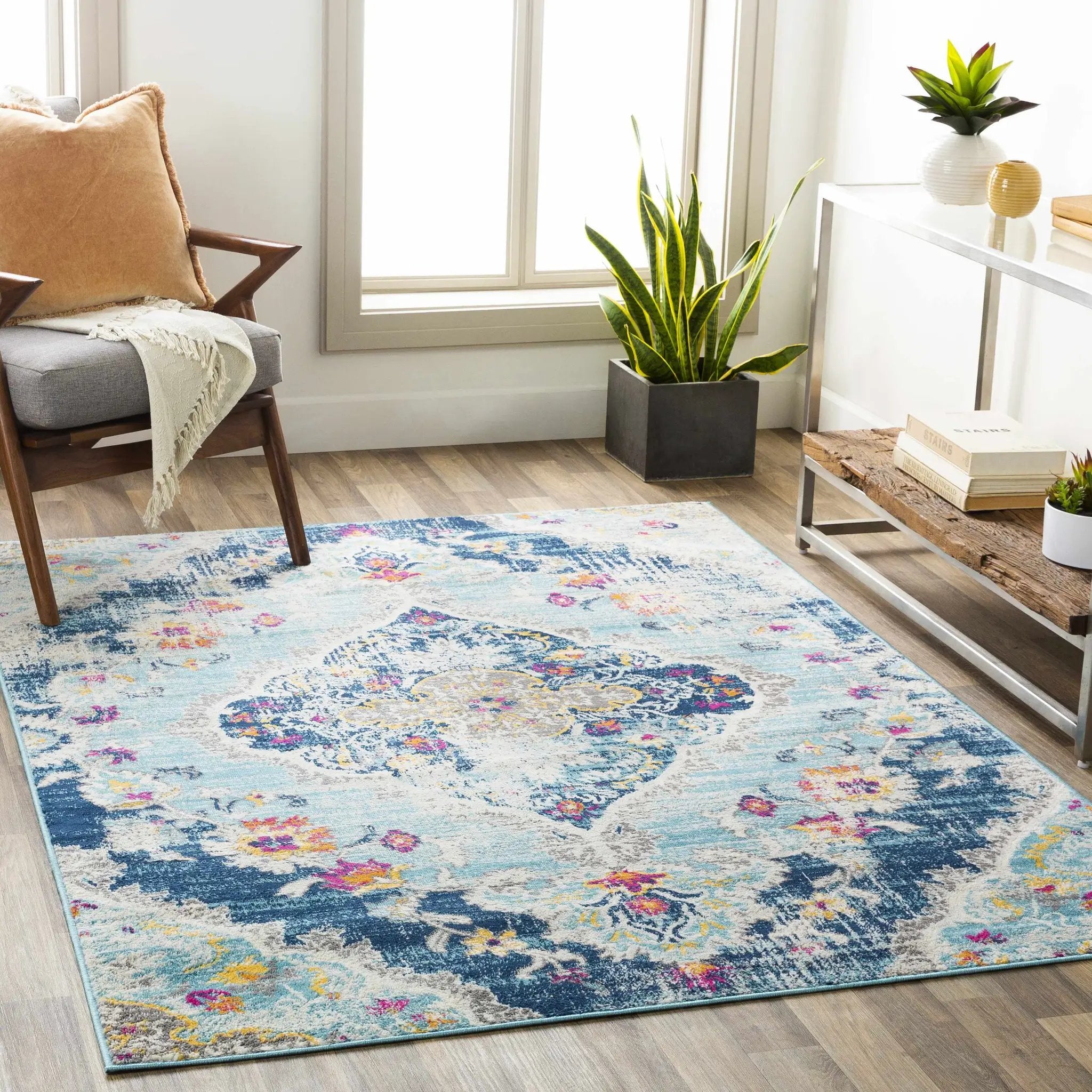 Wallsburg Blue Area Rug by Boutique Rugs