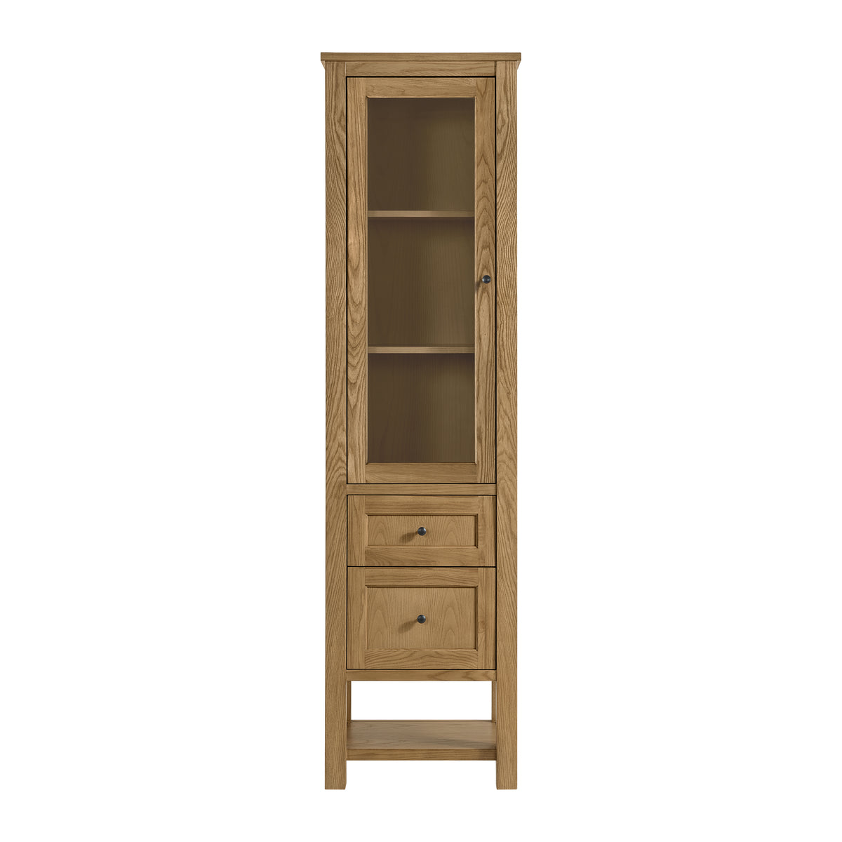 James Martin Breckenridge Linen Cabinet, Light Natural Oak, view 2