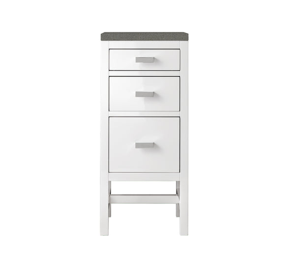 James Martin Addison 15" Base Cabinet, Glossy White