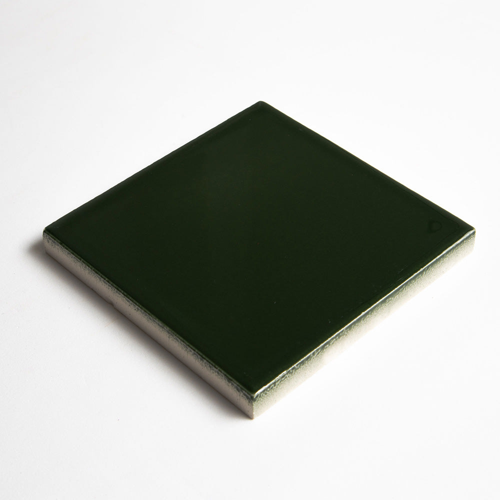 Wood Green Glossy Ceramic Tiles 4 1/16x4 1/16 Ceramic Glossy 6x6 Tiles — 1