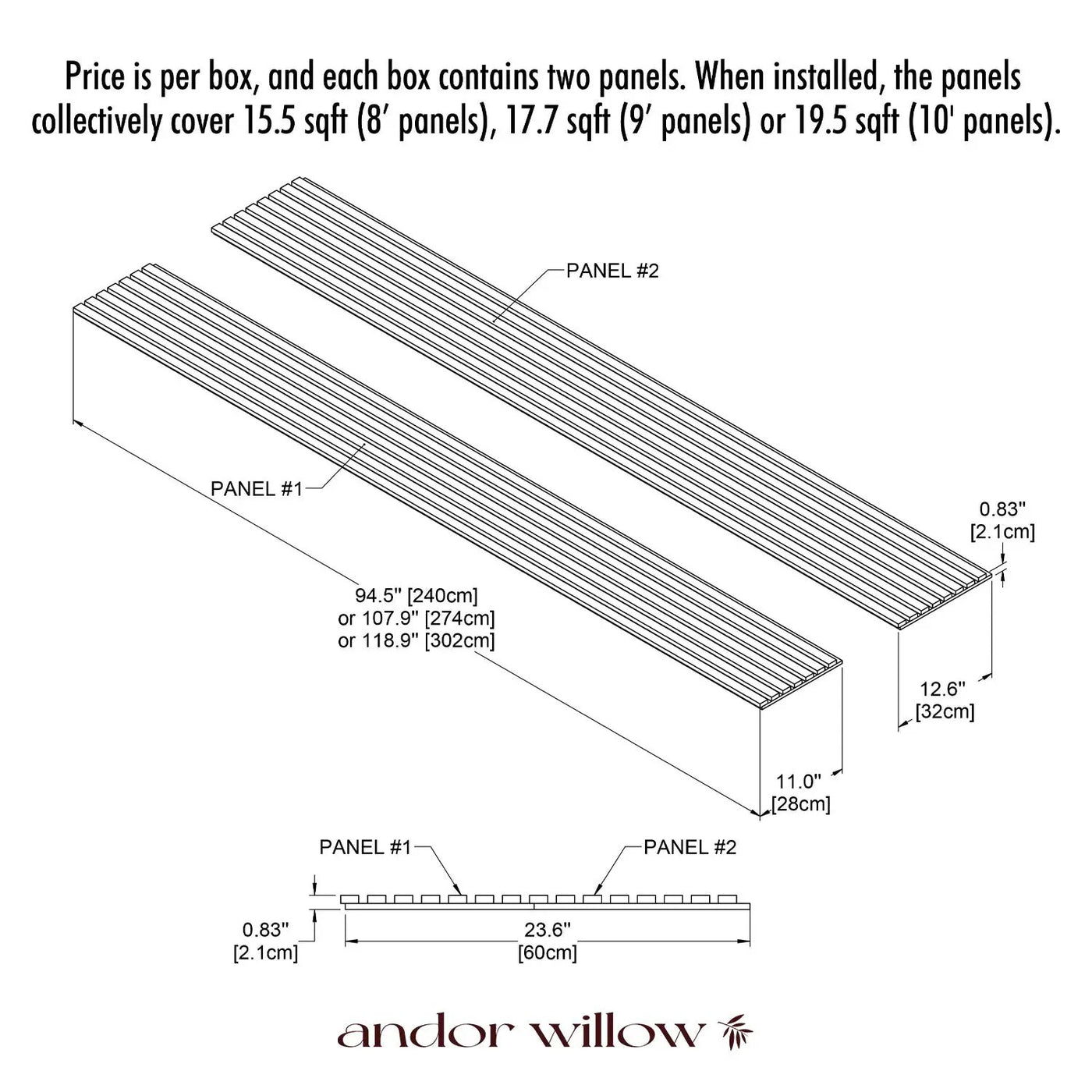 Walnut Willow Panel by andor willow