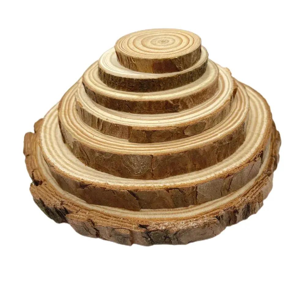 Wood Slices - Natural Pine Round by House Of Avana