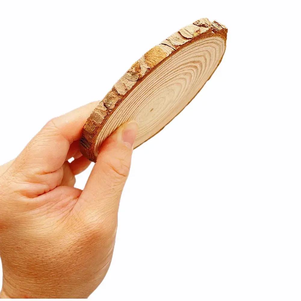 Wood Slices - Natural Pine Round by House Of Avana