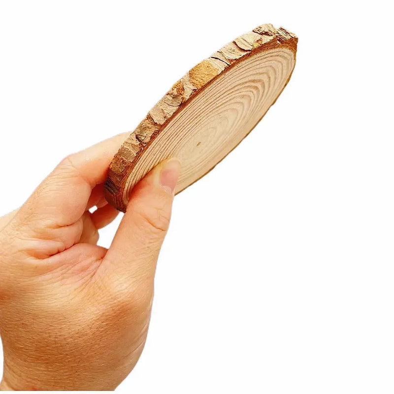 Wood Slices - Natural Pine Round by House Of Avana