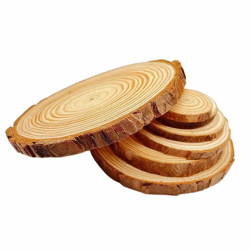 Wood Slices - Natural Pine Round by House Of Avana