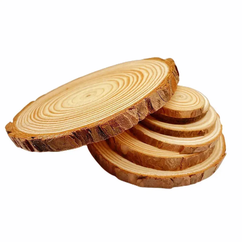Wood Slices - Natural Pine Round by House Of Avana
