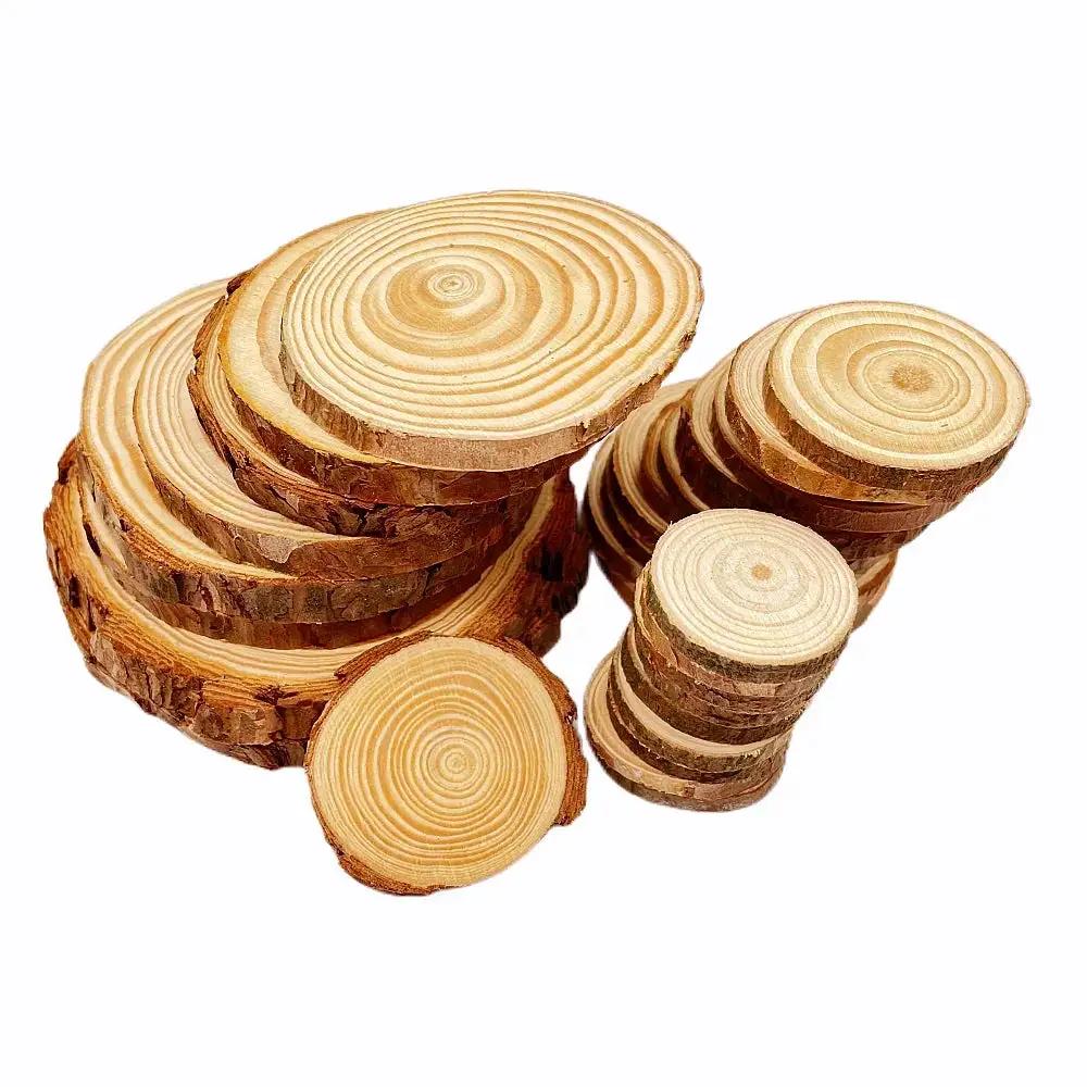 Wood Slices - Natural Pine Round by House Of Avana