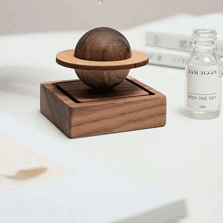 Wooden Aromatherapy Essential Oil Diffuser Sphere by House Of Avana