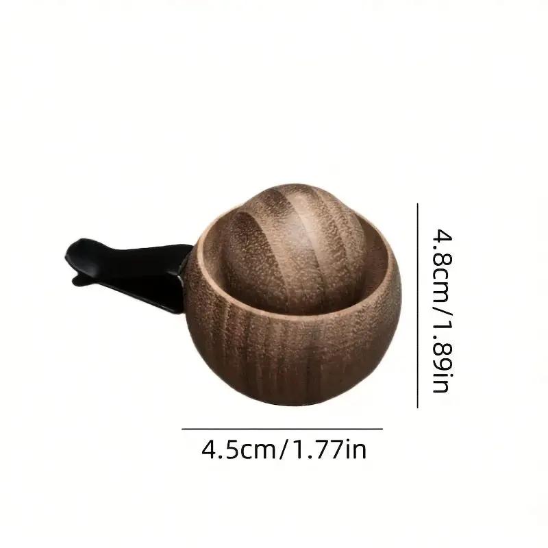 Wooden Car Air Freshener Refillable Vent Clip Diffuser by House Of Avana
