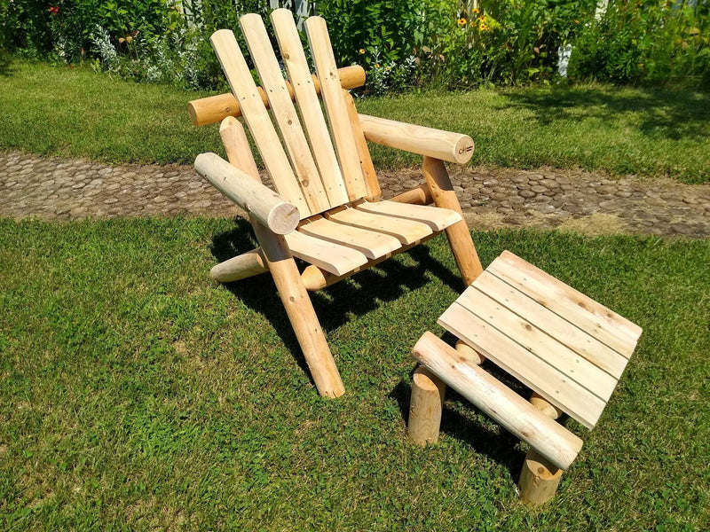Outdoor Patio Footrest by Cedar Creek Rustic Furniture