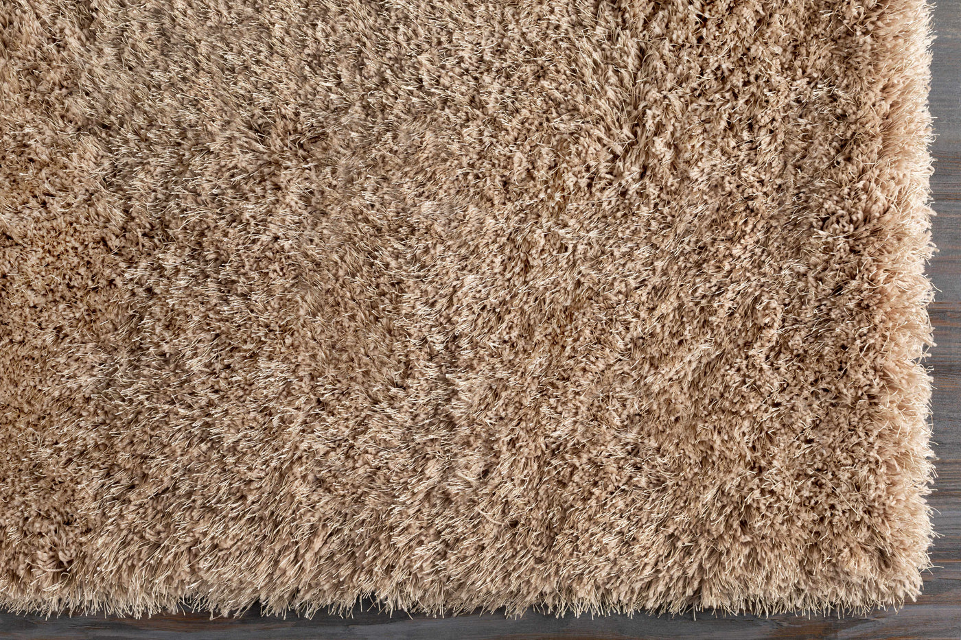 Woodridge Solid Brown Shag Area Rug - Clearance by Boutique Rugs