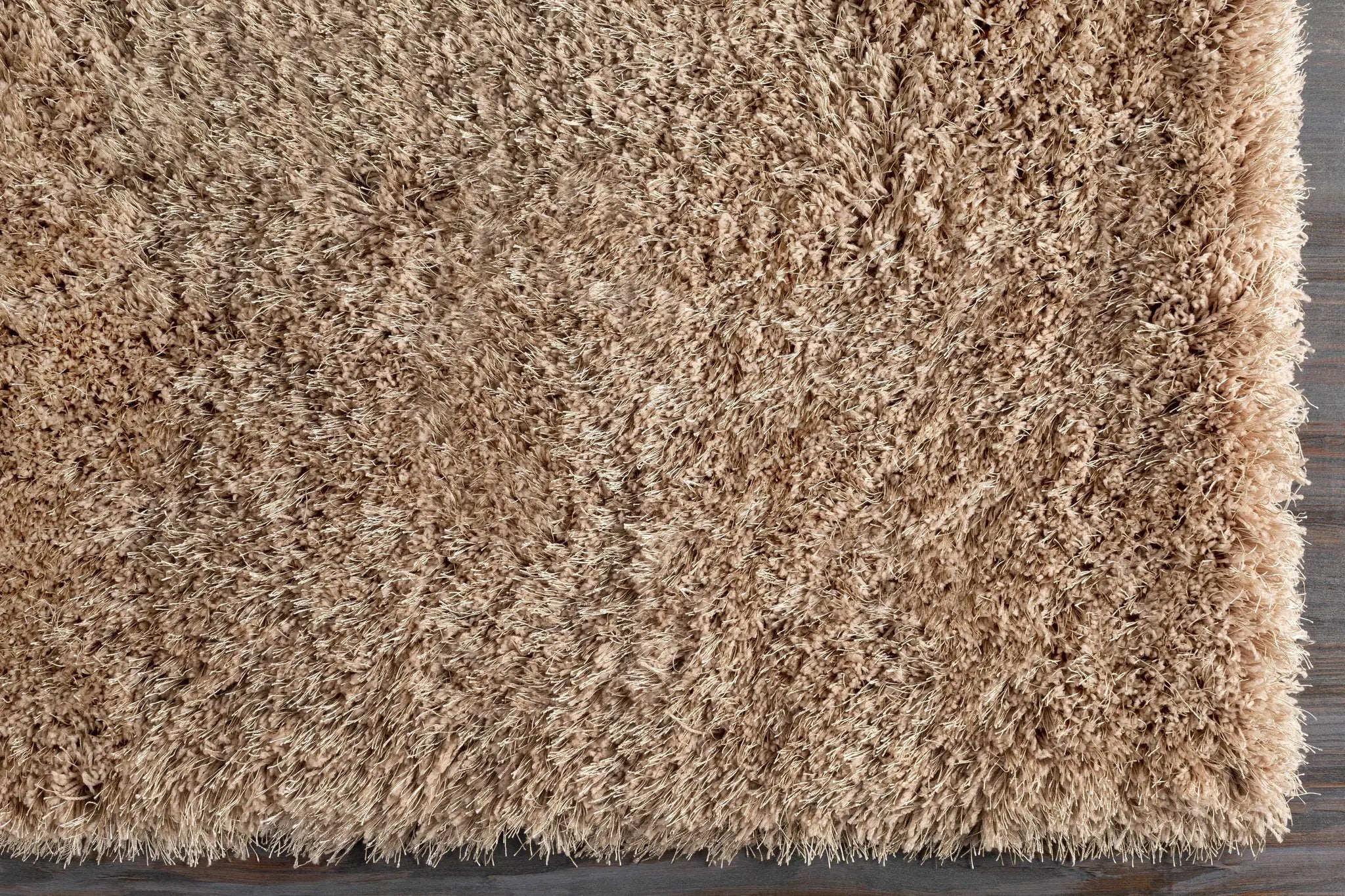 Woodridge Solid Brown Shag Area Rug - Clearance by Boutique Rugs