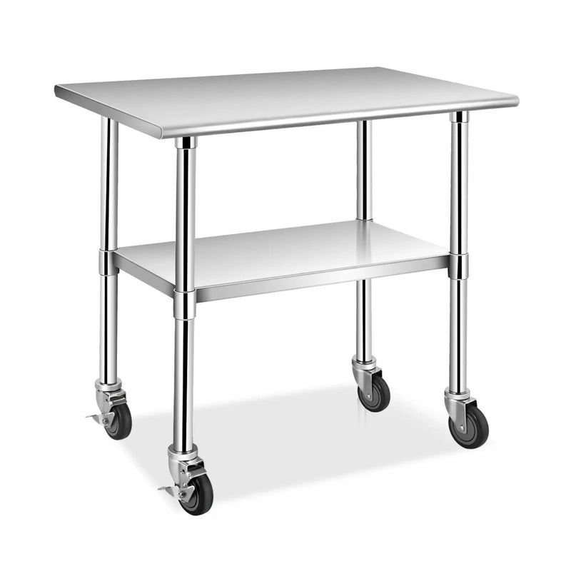 Stainless Steel Commercial Kitchen Prep and Work Table by DirectDeals