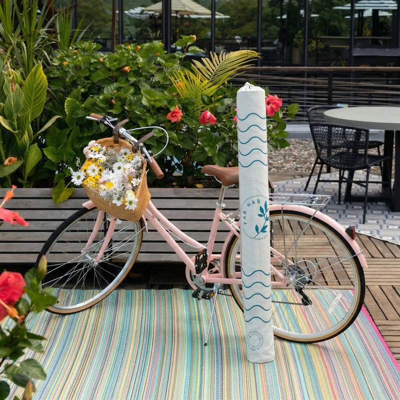 Manila - Green Outdoor Rug for Patio FINAL SALE