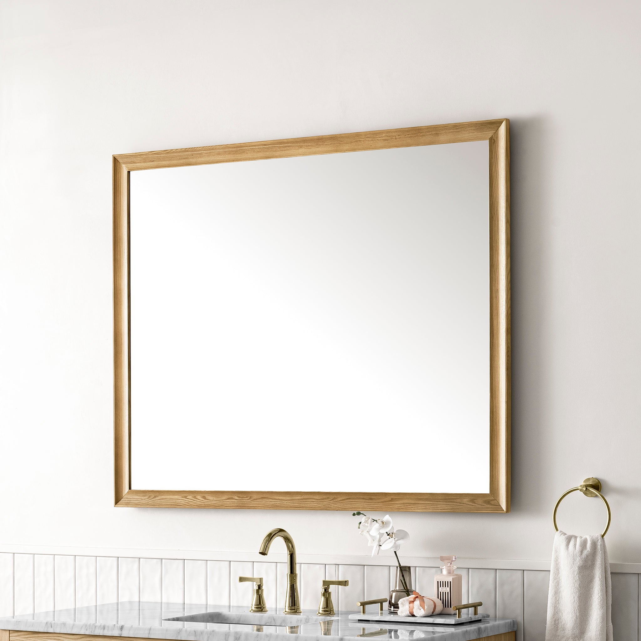 James Martin Glenbrooke 48" Mirror, Light Natural Oak by James Martin