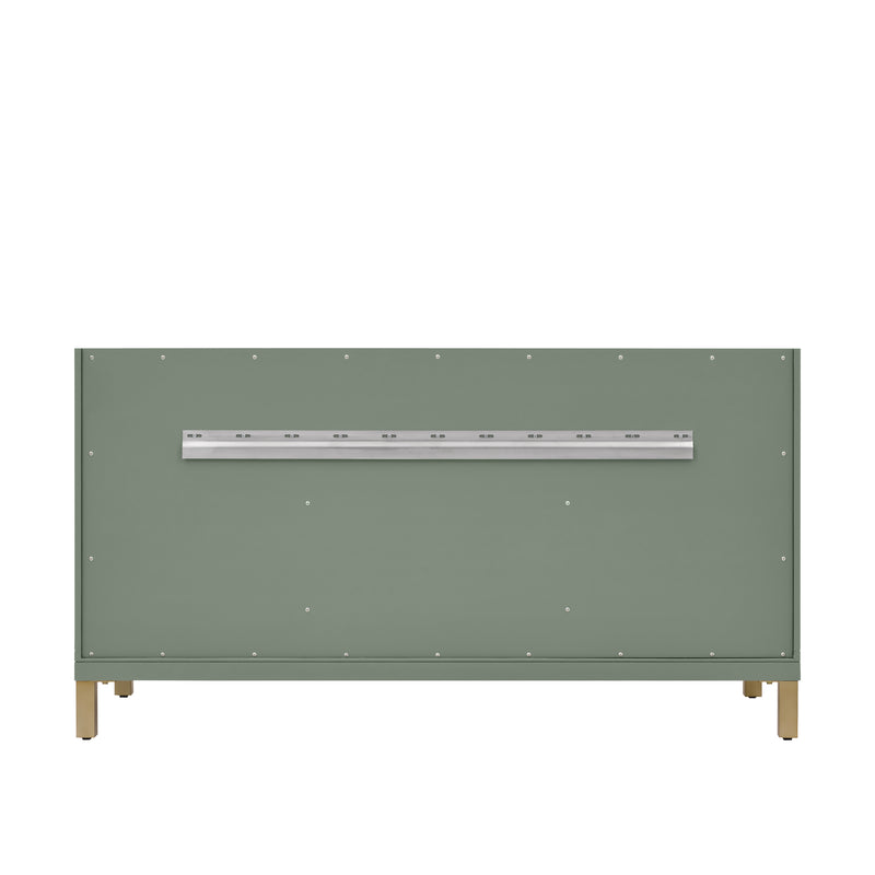 James Martin Chicago 60" Double Vanity Cabinet, Smokey Celadon by James Martin