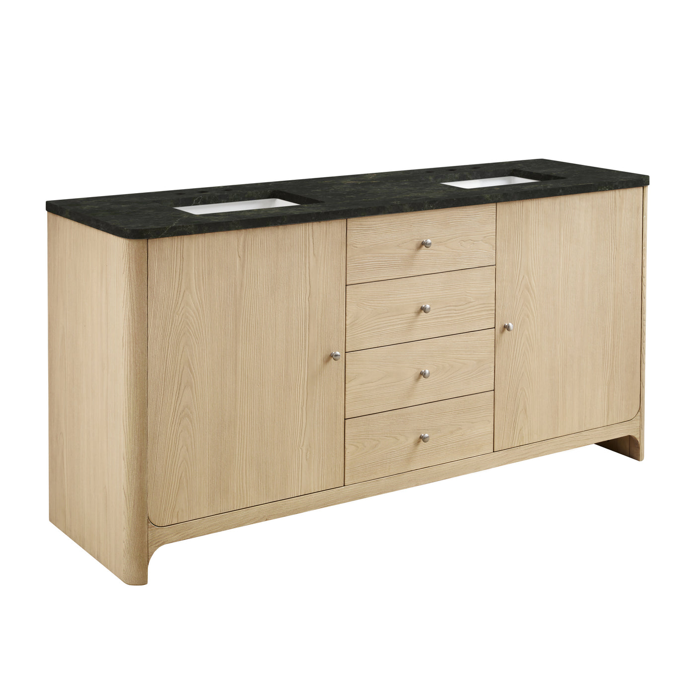 James Martin Gracyn 72" Double Bathroom Vanity, Coastal Driftwood by James Martin