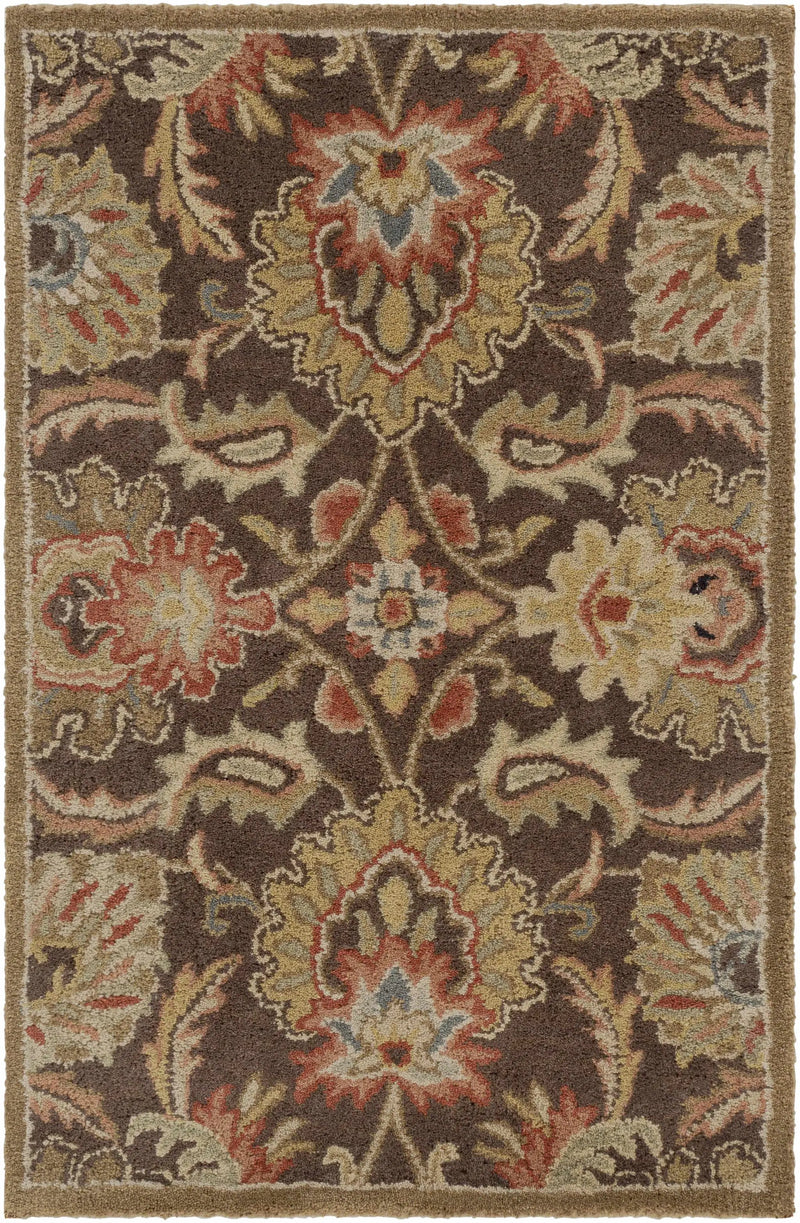 Chesterton 1028 Hand Tufted Brown Wool Rug by Boutique Rugs