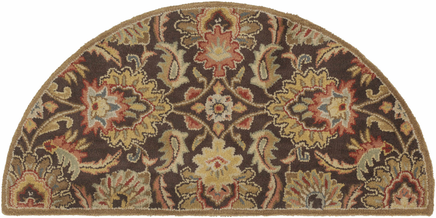 Chesterton 1028 Hand Tufted Brown Wool Rug by Boutique Rugs