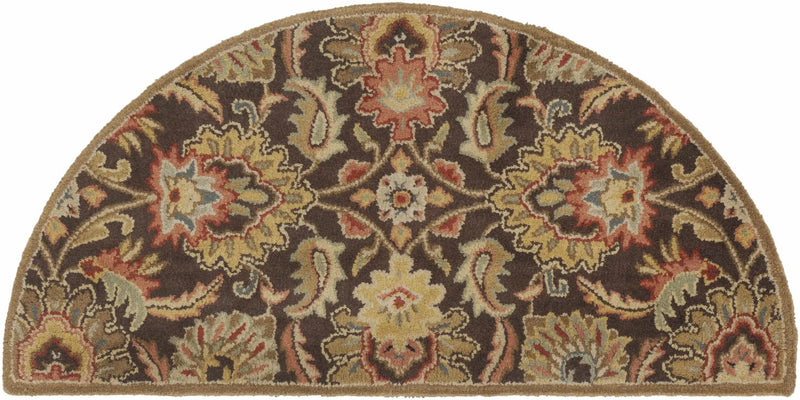 Chesterton 1028 Hand Tufted Brown Wool Rug by Boutique Rugs