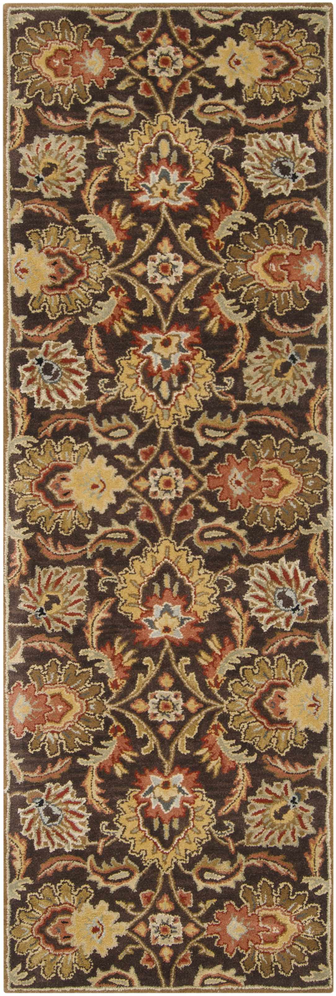 Chesterton 1028 Hand Tufted Brown Wool Rug by Boutique Rugs
