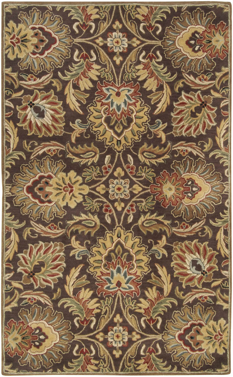 Chesterton 1028 Hand Tufted Brown Wool Rug by Boutique Rugs