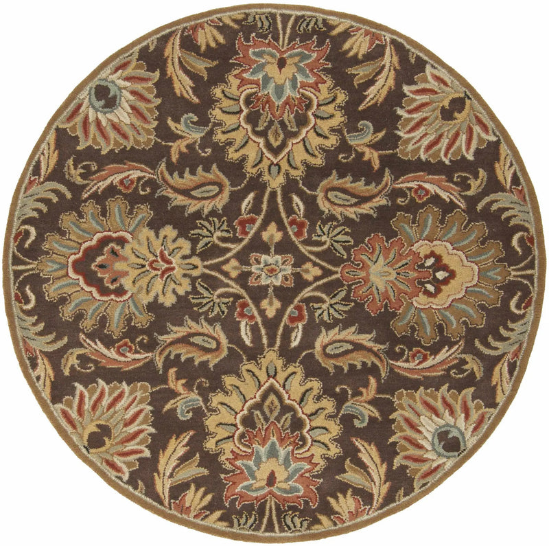 Chesterton 1028 Hand Tufted Brown Wool Rug by Boutique Rugs