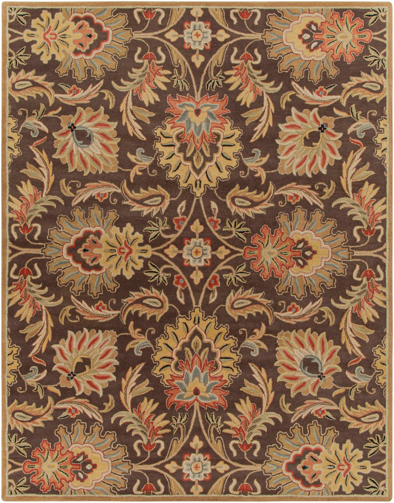 Chesterton 1028 Hand Tufted Brown Wool Rug by Boutique Rugs