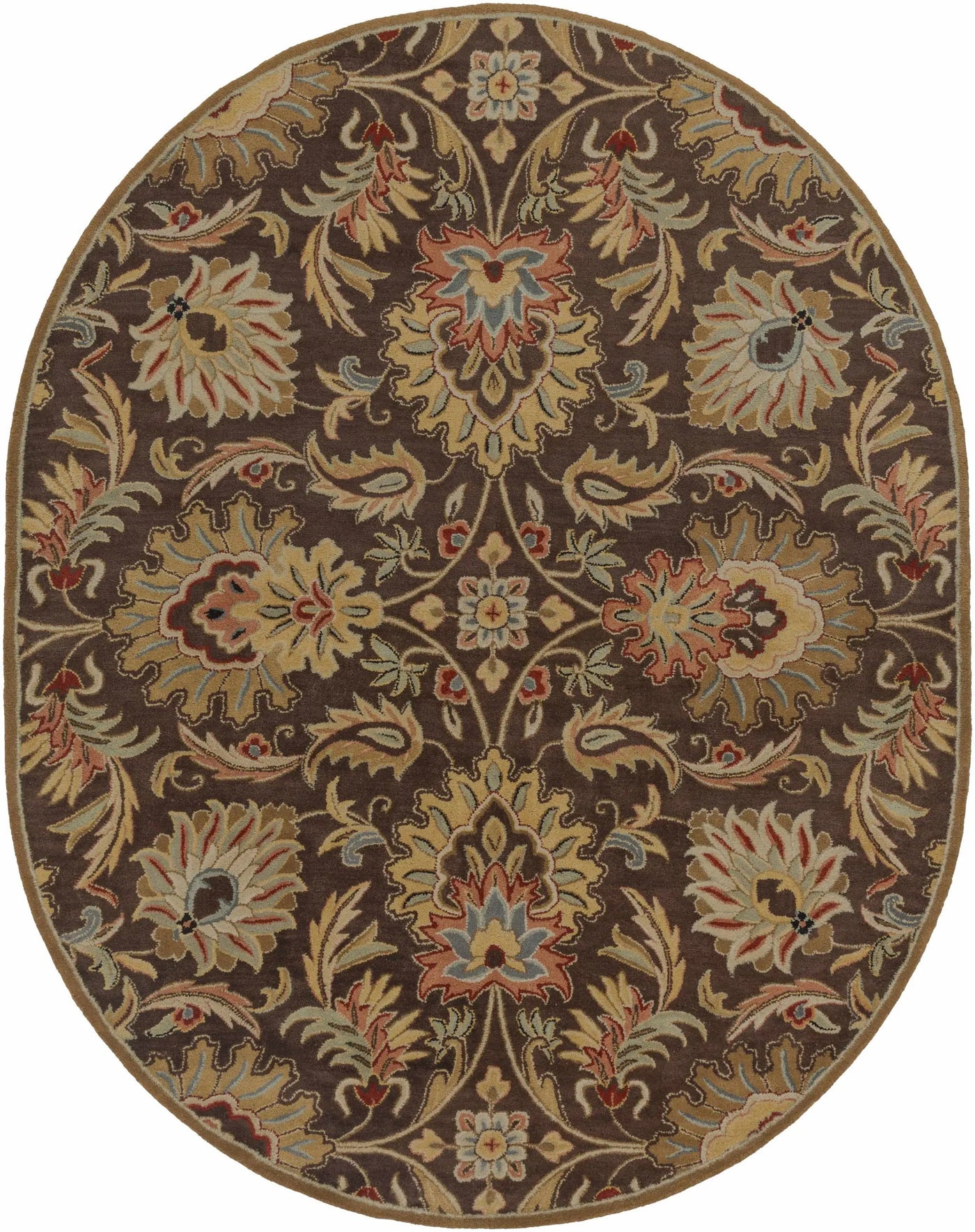 Chesterton 1028 Hand Tufted Brown Wool Rug by Boutique Rugs