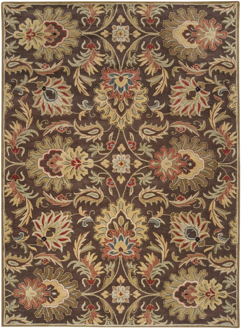 Chesterton 1028 Hand Tufted Brown Wool Rug by Boutique Rugs