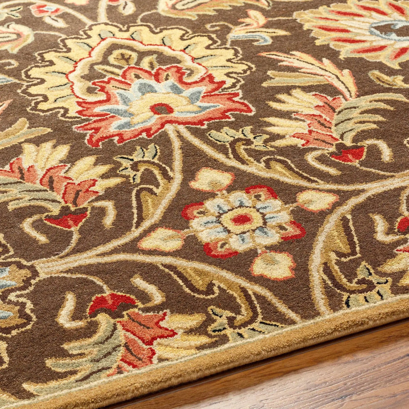 Chesterton 1028 Hand Tufted Brown Wool Rug by Boutique Rugs