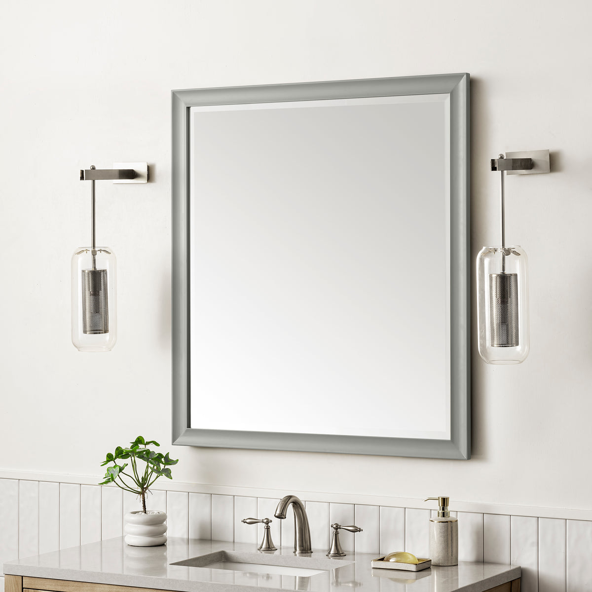 James Martin Glenbrooke 36" Mirror, Urban Gray, view 4