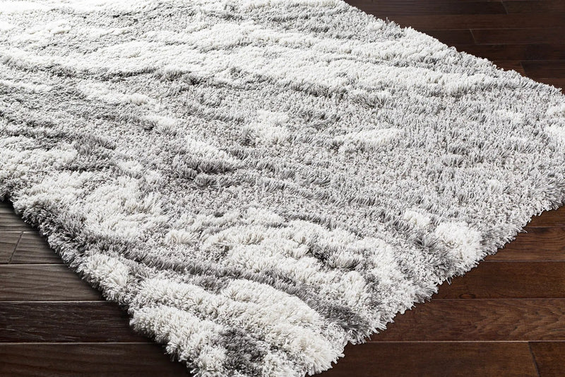 Ashtucna Gray Cloudy Shag Rug by Boutique Rugs