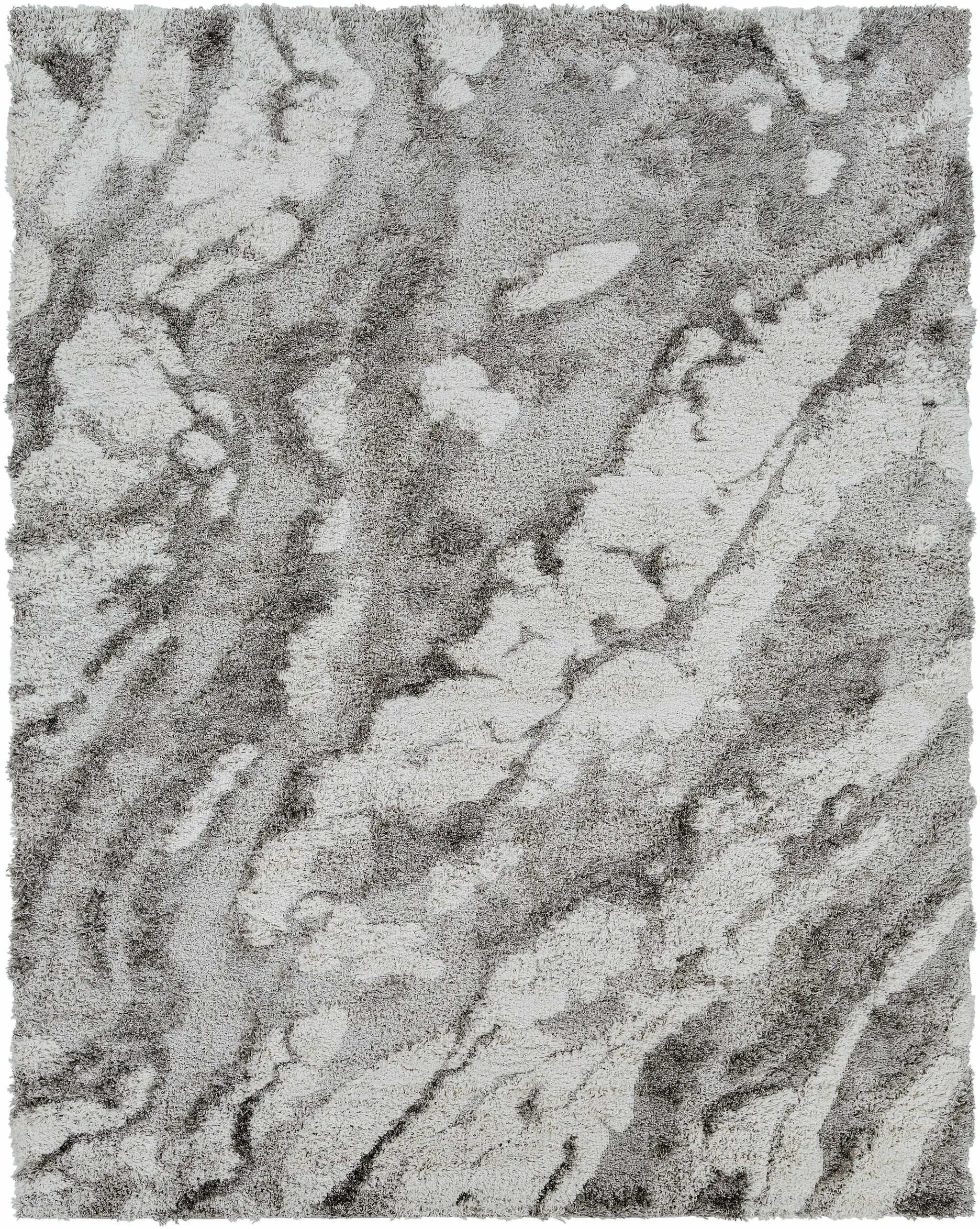 Ashtucna Gray Cloudy Shag Rug by Boutique Rugs