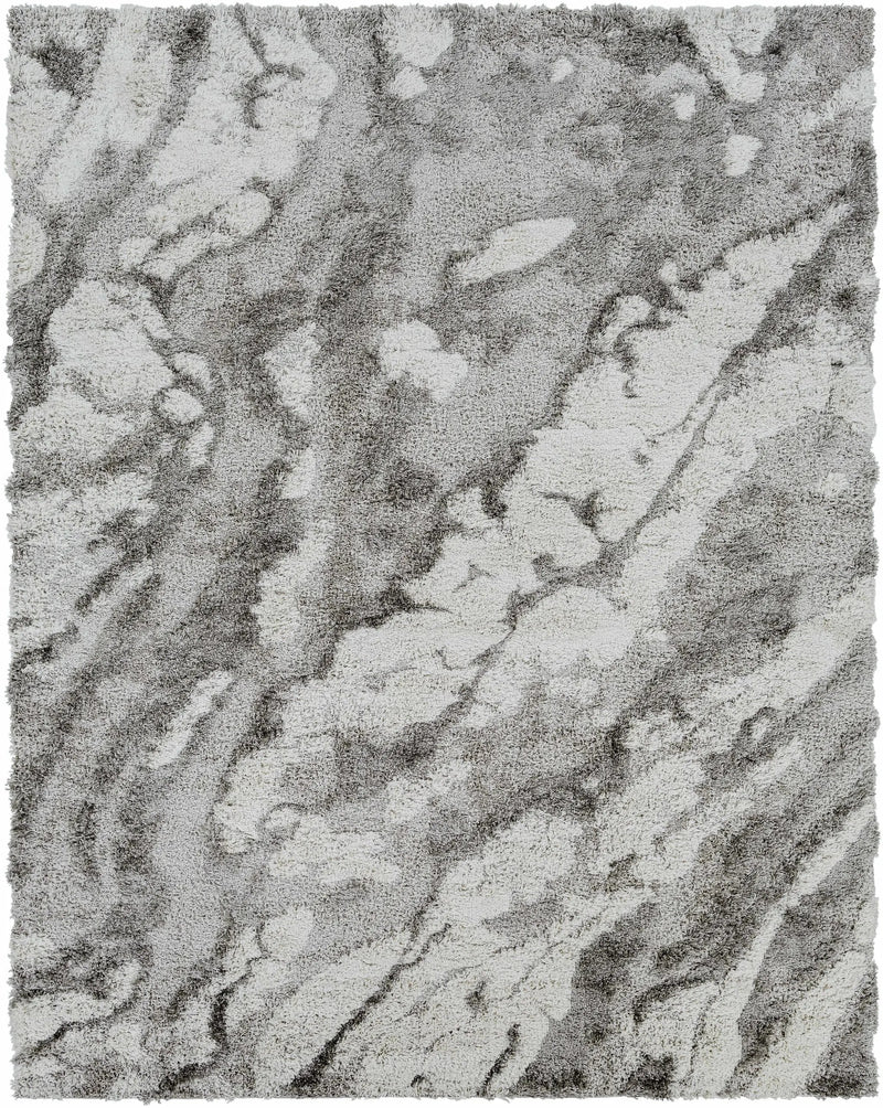 Ashtucna Gray Cloudy Shag Rug by Boutique Rugs
