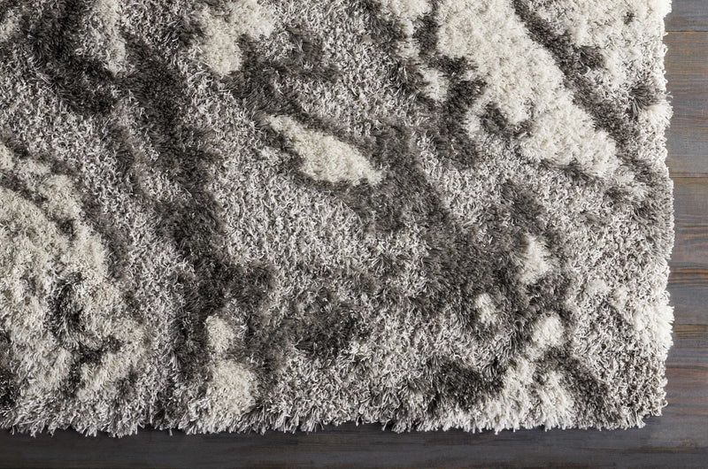 Ashtucna Gray Cloudy Shag Rug by Boutique Rugs