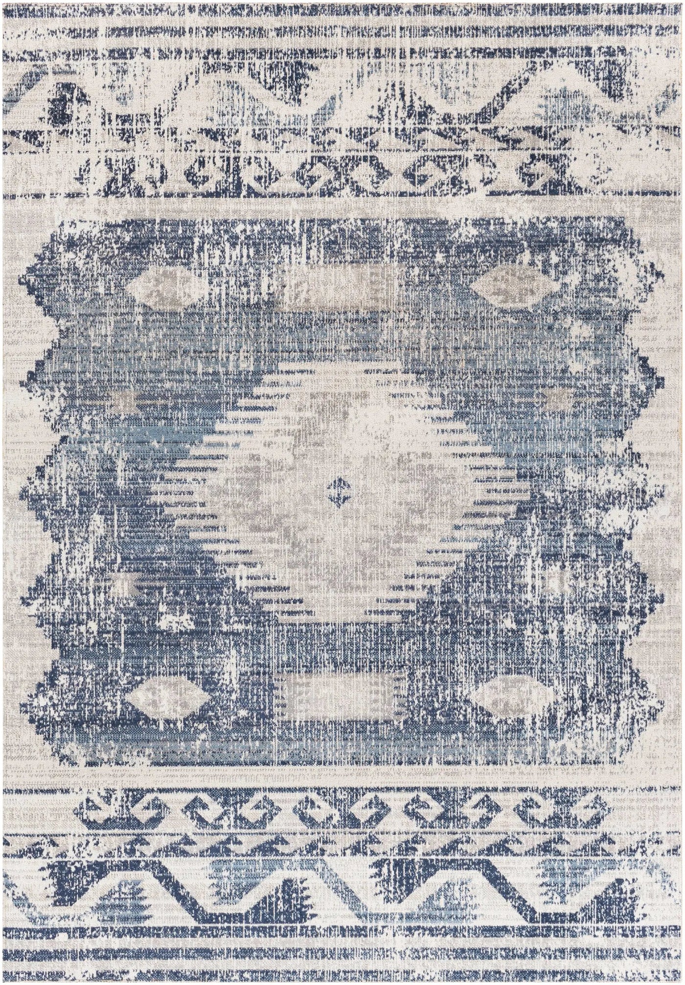 Westmount Denim Aztec Outdoor Area Rug by Boutique Rugs