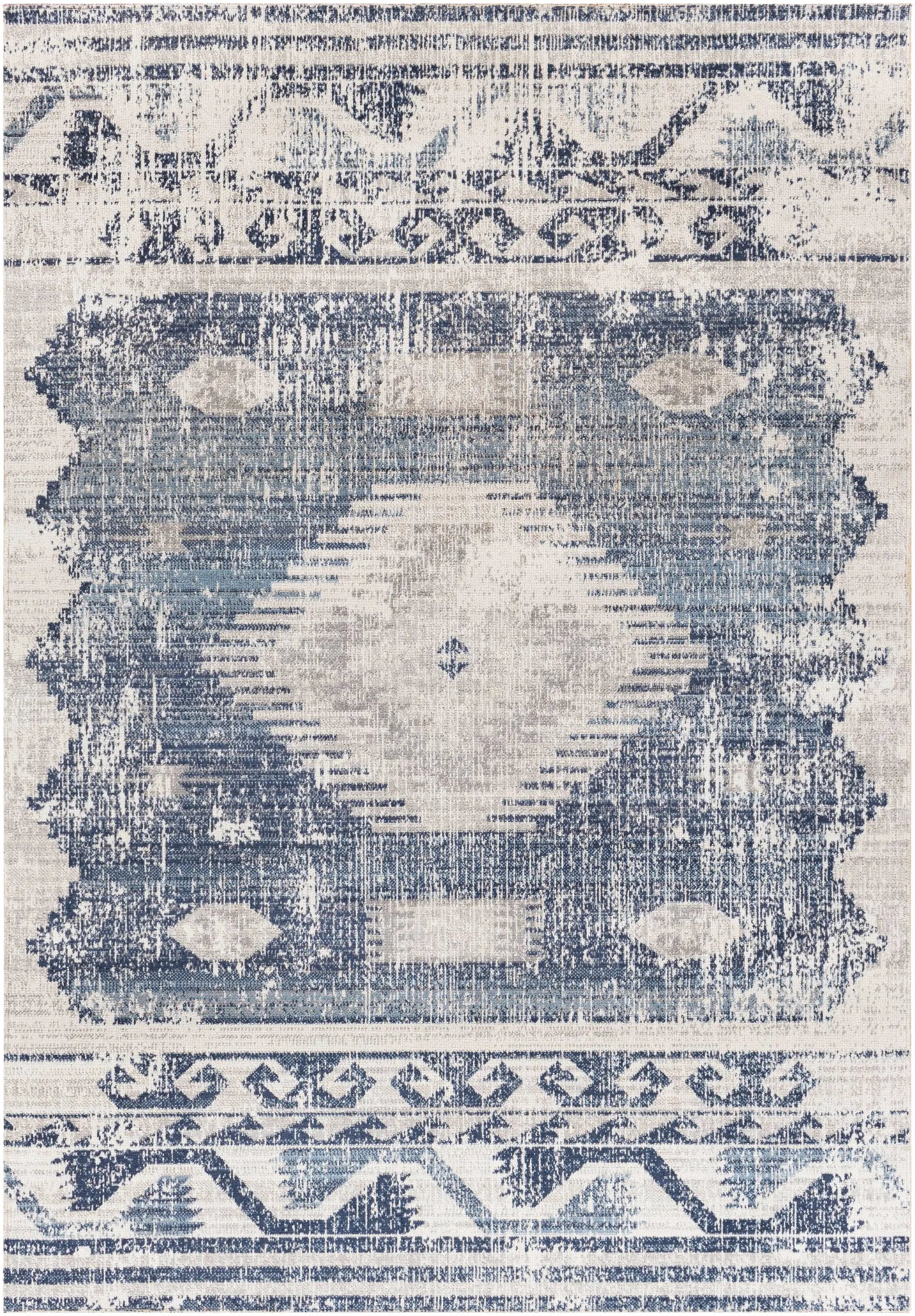 Westmount Denim Aztec Outdoor Area Rug by Boutique Rugs