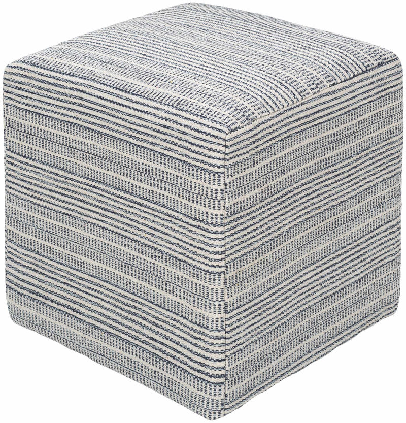 Waterfall Woven Cotton Pouf by Boutique Rugs